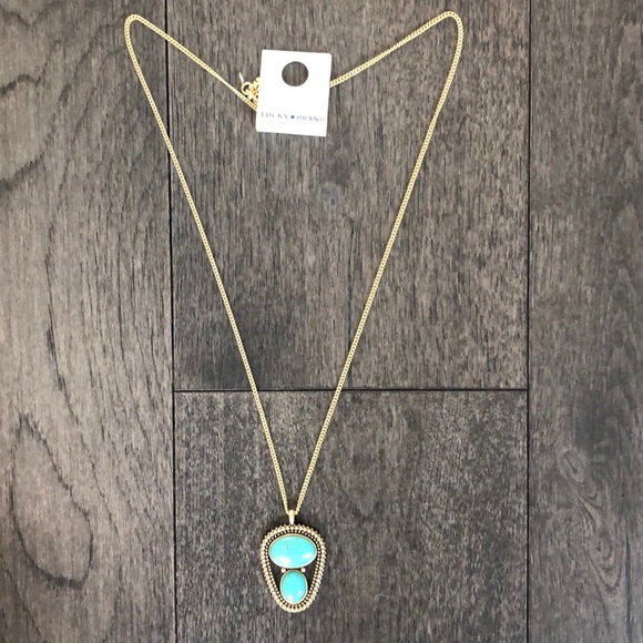 💝HP6/22💝Lucky Brand Woman’s turquoise necklace - Picture 2 of 7